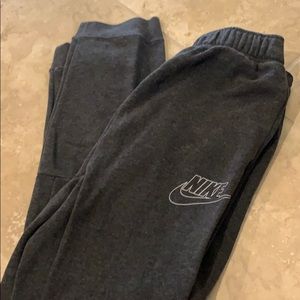 Nike boys large gray joggers